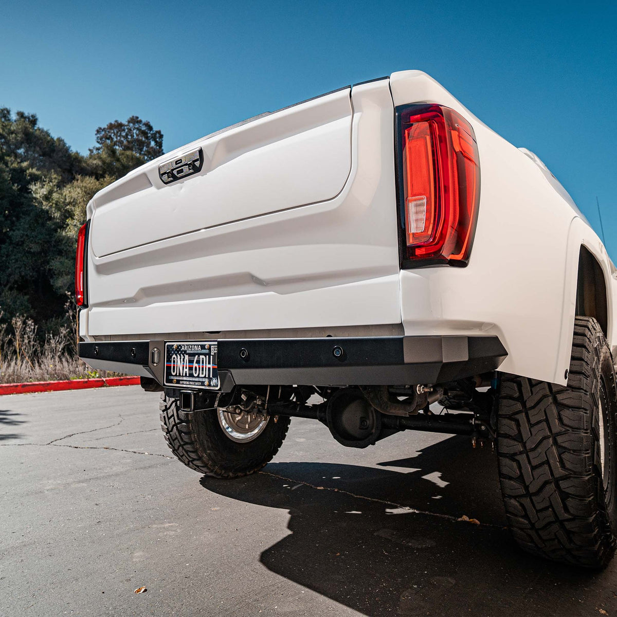 Dirt King Plate Rear Bumper for 2019–2026 Chevrolet Silverado 1500 and GMC Sierra 1500 – view 13