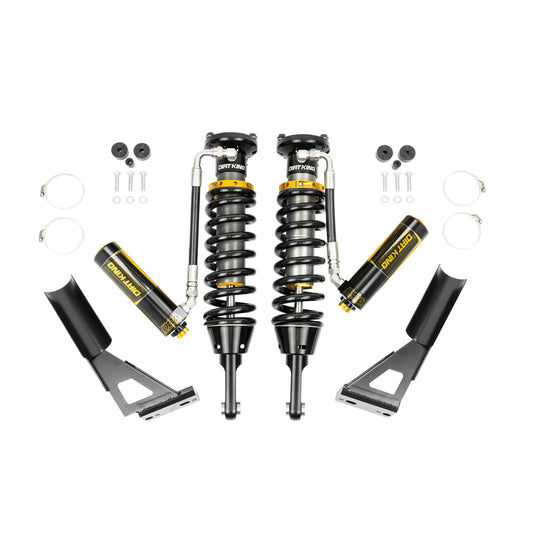 Dirt King 2.5 Coilovers | DCA Remote Reservoir | 2003–2024 Toyota 4Runner / 2007–2014 Toyota FJ Cruiser / 2003–2009 Lexus GX470 / 2010–2023 Lexus GX460
