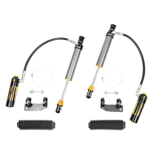 Dirt King 2.5 Smooth Body Shocks | DCA Remote Reservoir | 2003–2024 Toyota 4Runner / 2007–2014 Toyota FJ Cruiser / 2003–2009 Lexus GX470 / 2010–2023 Lexus GX460