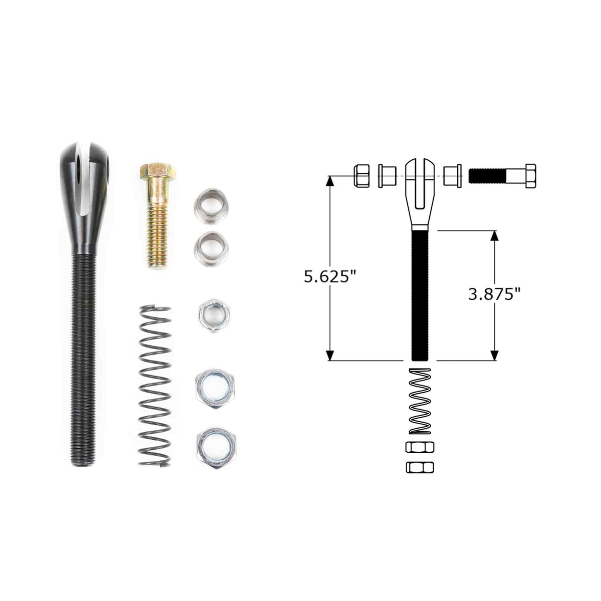 Limit Strap Clevis – view 3
