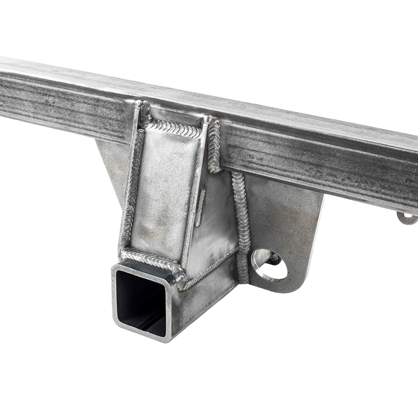 Dirt King Plate Rear Bumper Hitch Receiver for 2009-2018 Ram 1500 2WD/4WD
