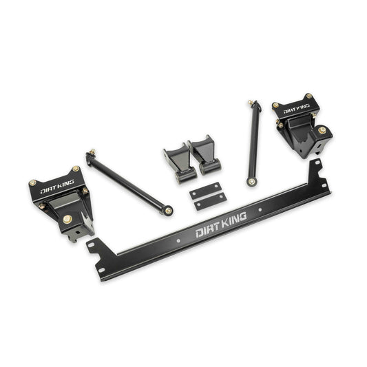 Dirt King Tacoma shackle and hanger kit — side view