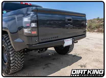 Dirt King Plate Rear Bumper | 2007–2018 Chevrolet Silverado 1500 / GMC Sierra 1500 – product view 3