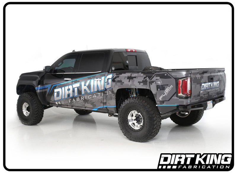 Dirt King Plate Rear Bumper | 2007–2018 Chevrolet Silverado 1500 / GMC Sierra 1500 – product view 2