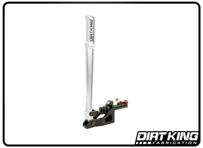 Dirt King Hydraulic Hand Brake Kit in Clear with Wilwood master cylinder