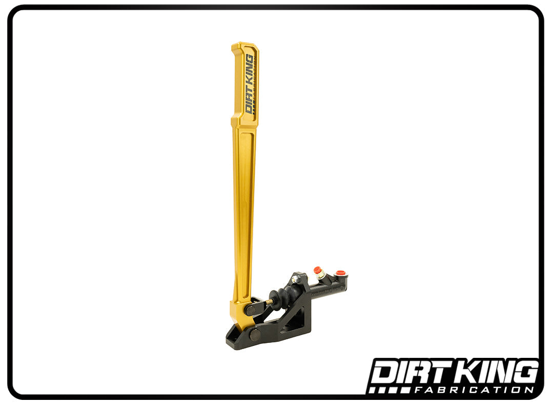 Dirt King Hydraulic Hand Brake Kit in Gold with Wilwood master cylinder