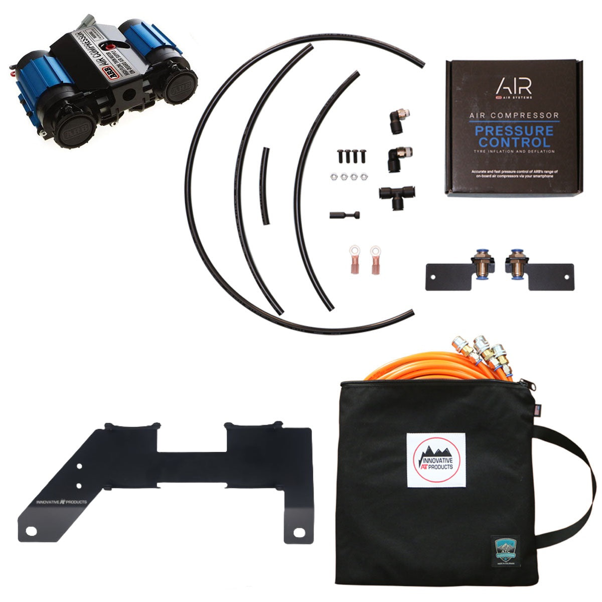 Jeep JL and JT 4-Tire Air System with ARB Twin Compressor
