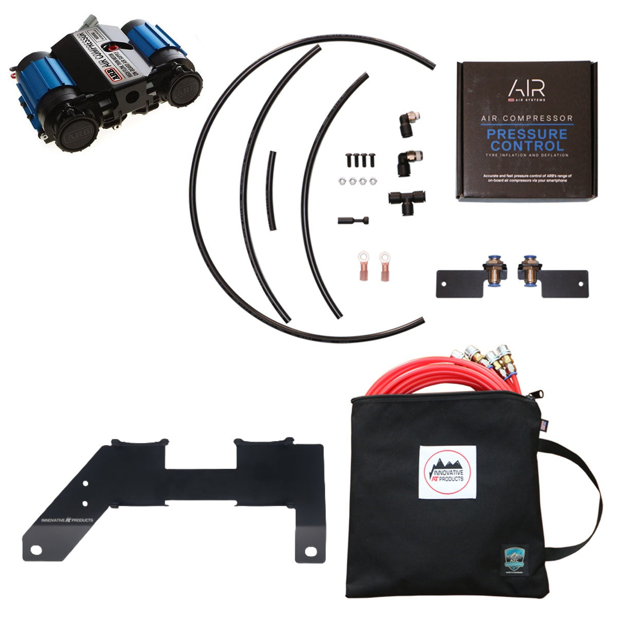 Jeep JL and JT 4-Tire Air System with ARB Twin Compressor