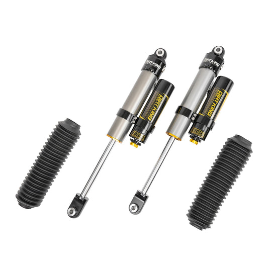 Dirt King 2.5 Smooth Body Shocks | DCA Piggyback Reservoir | 2007–2018 Chevrolet Silverado 1500 / 2007–2018 GMC Sierra 1500