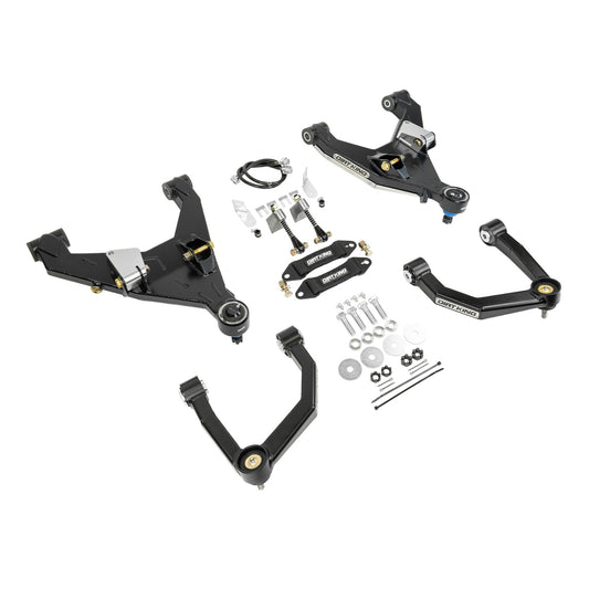 Dirt King 2005–2023 Toyota Tacoma +2 inch long travel kit — angle view