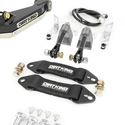 Dirt King Tacoma +2 inch long travel kit limit straps and clevis