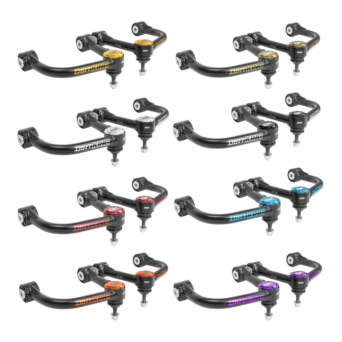 Dirt King 4130 Upper Control Arms | 2003–2024 Toyota 4Runner / 2007–2014 Toyota FJ Cruiser / 2003–2009 Lexus GX470 / 2010–2023 Lexus GX460 – view 2