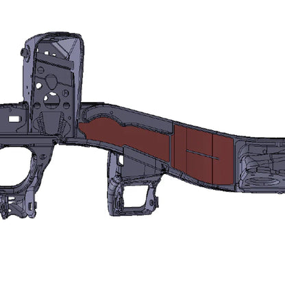 Dirt King Front Frame Plate Kit | 2005–2023 Toyota Tacoma / 2010–2024 Toyota 4Runner – view 2
