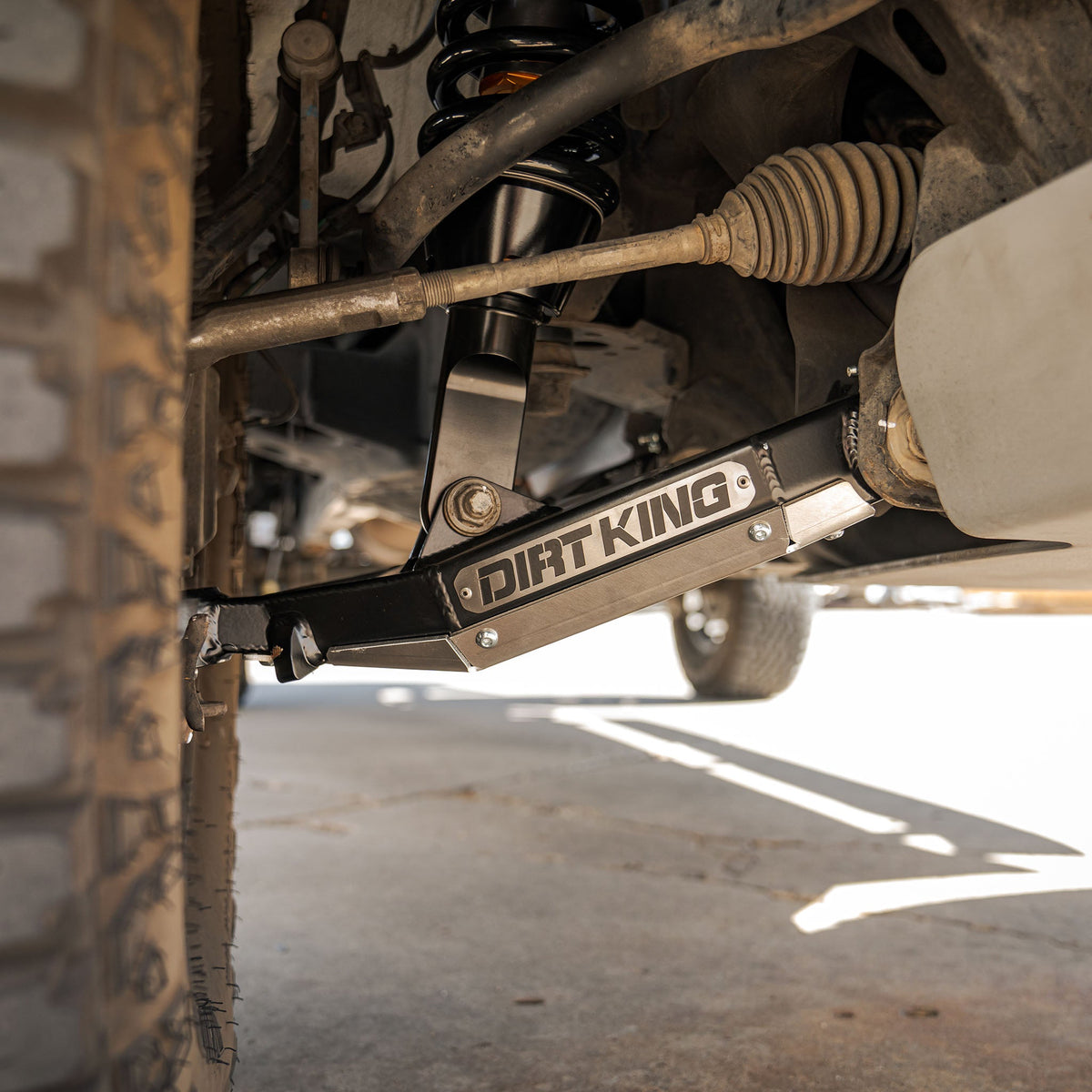Dirt King Performance Lower Control Arms | 2005–2023 Toyota Tacoma – installed close-up
