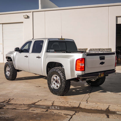 Dirt King Plate Rear Bumper installed — exterior view