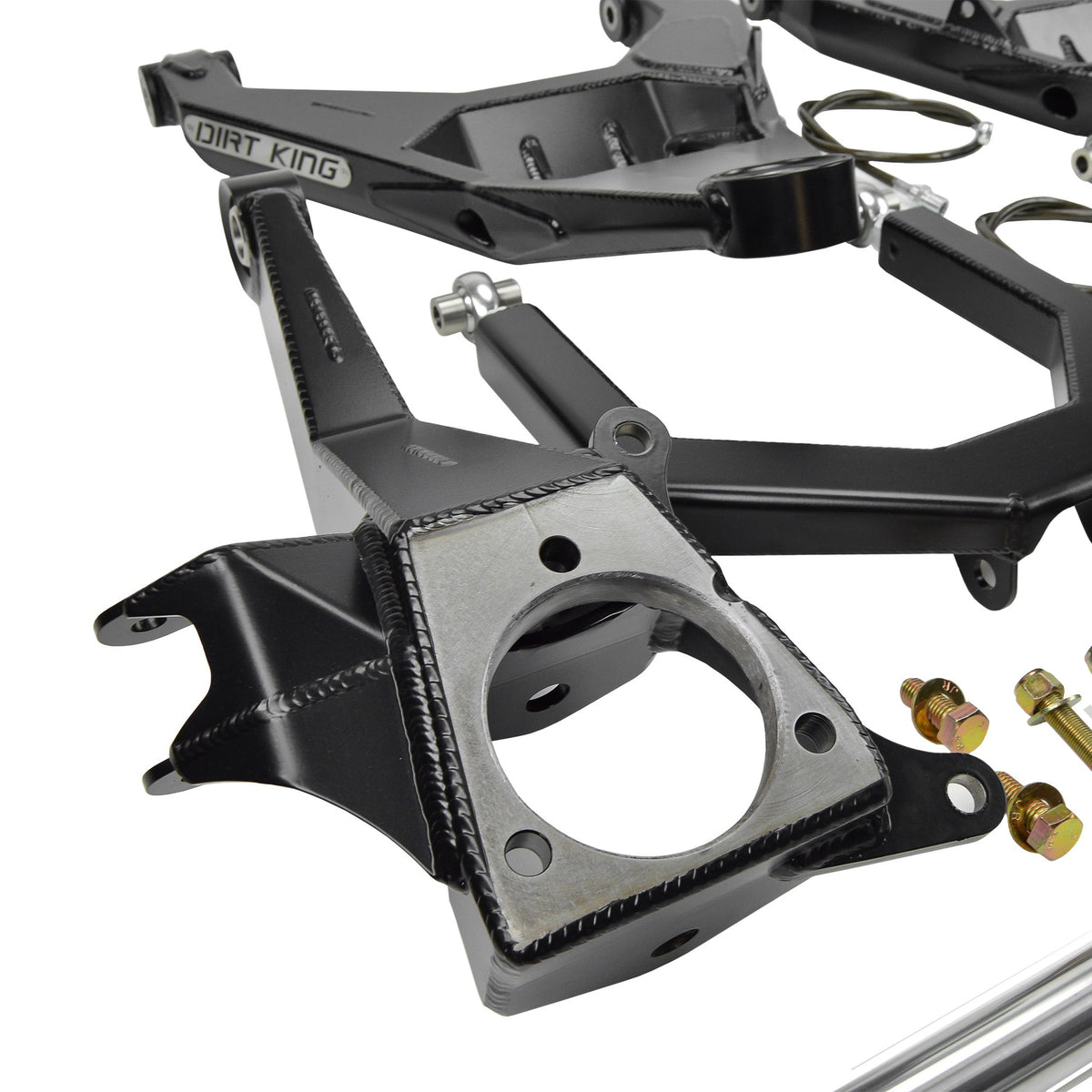 Dirt King Long Travel Race Kit fabricated spindle detail