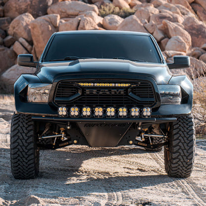 Dirt King 2009–2018 Ram 1500 long travel race kit front-end view