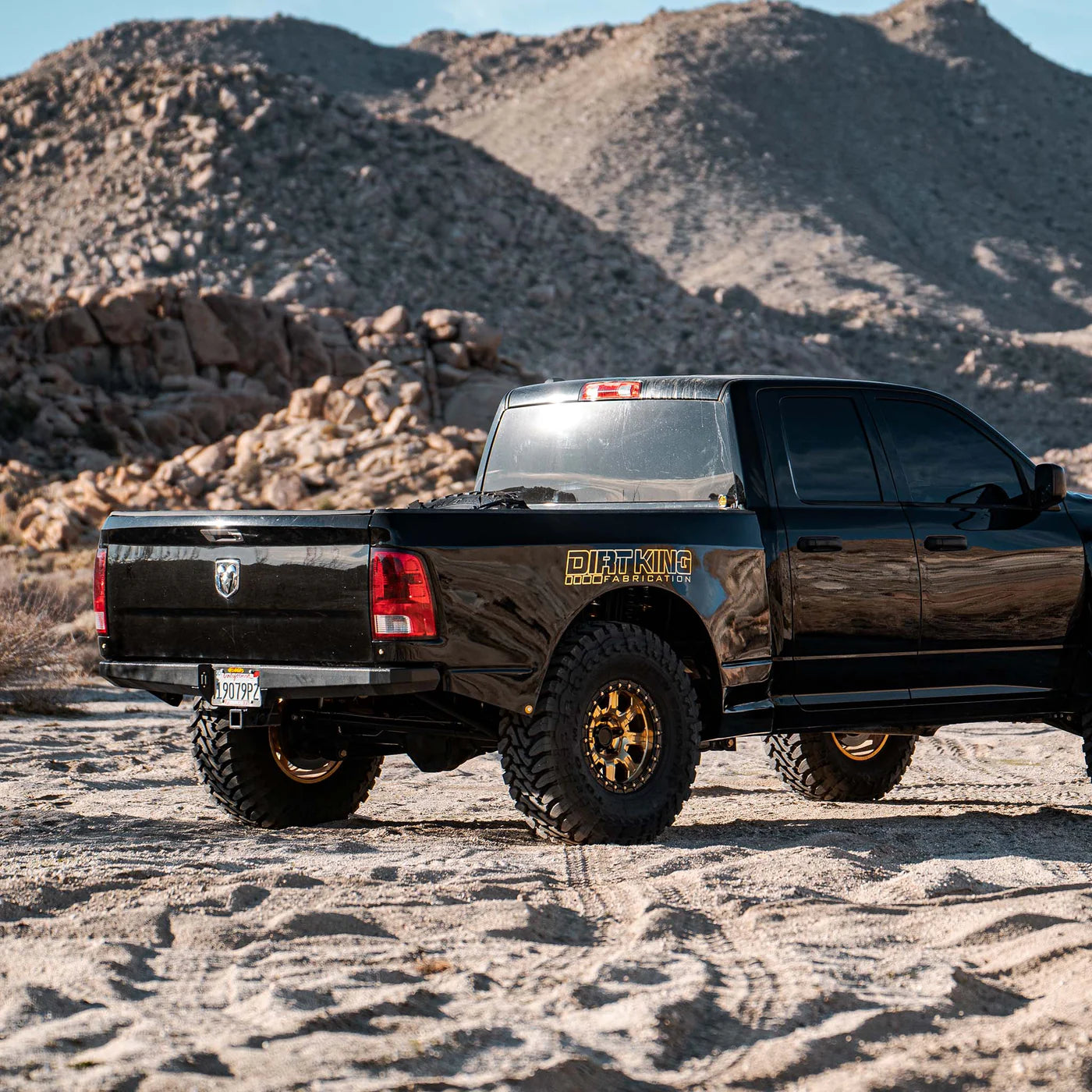 Dirt King Plate Rear Bumper | 2009-2024 RAM 1500 Classic (DS) 2WD/4WD