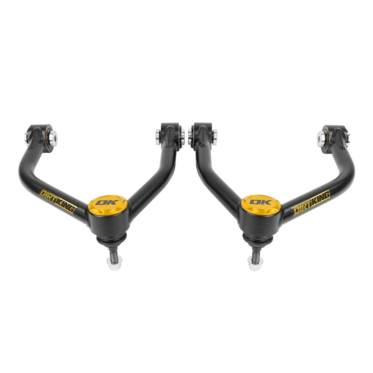 Dirt King 4130 upper control arms for 2010–2020 Ford Raptor – above view