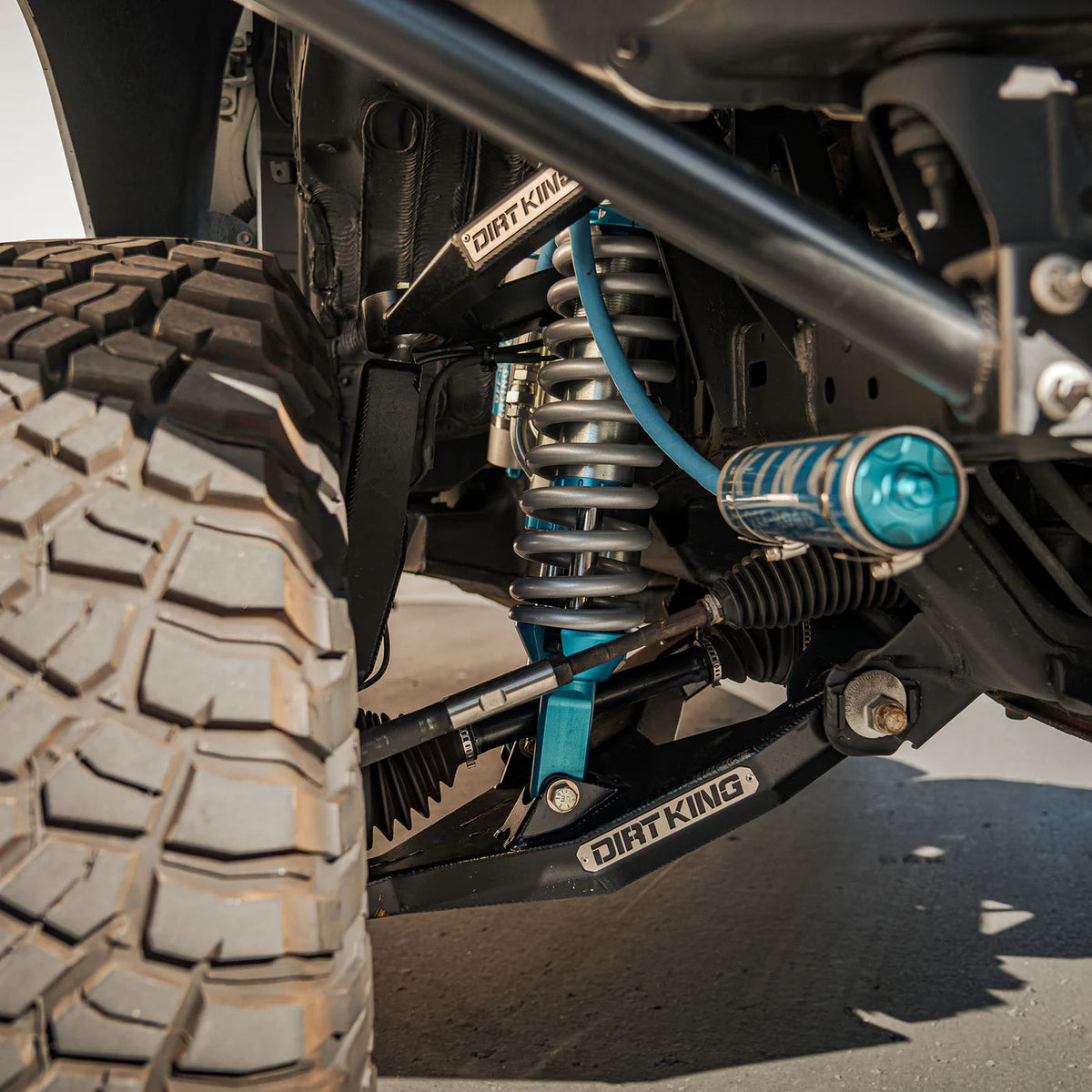 Dirt King Tacoma long travel suspension installed