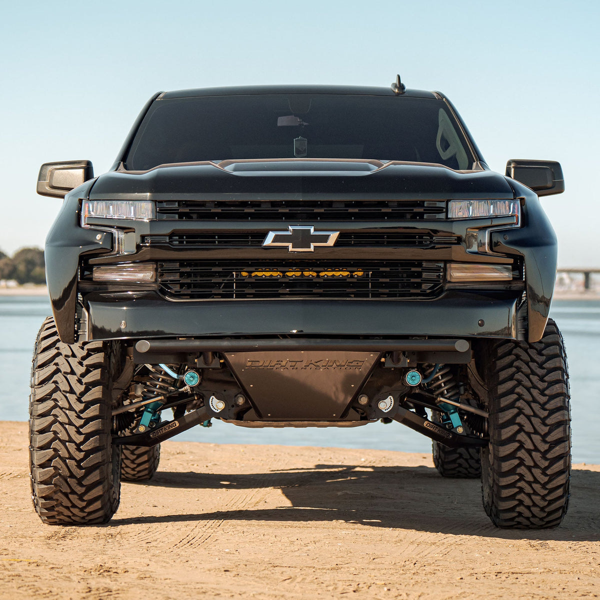 Dirt King Prerunner Front Bumper installed — front view