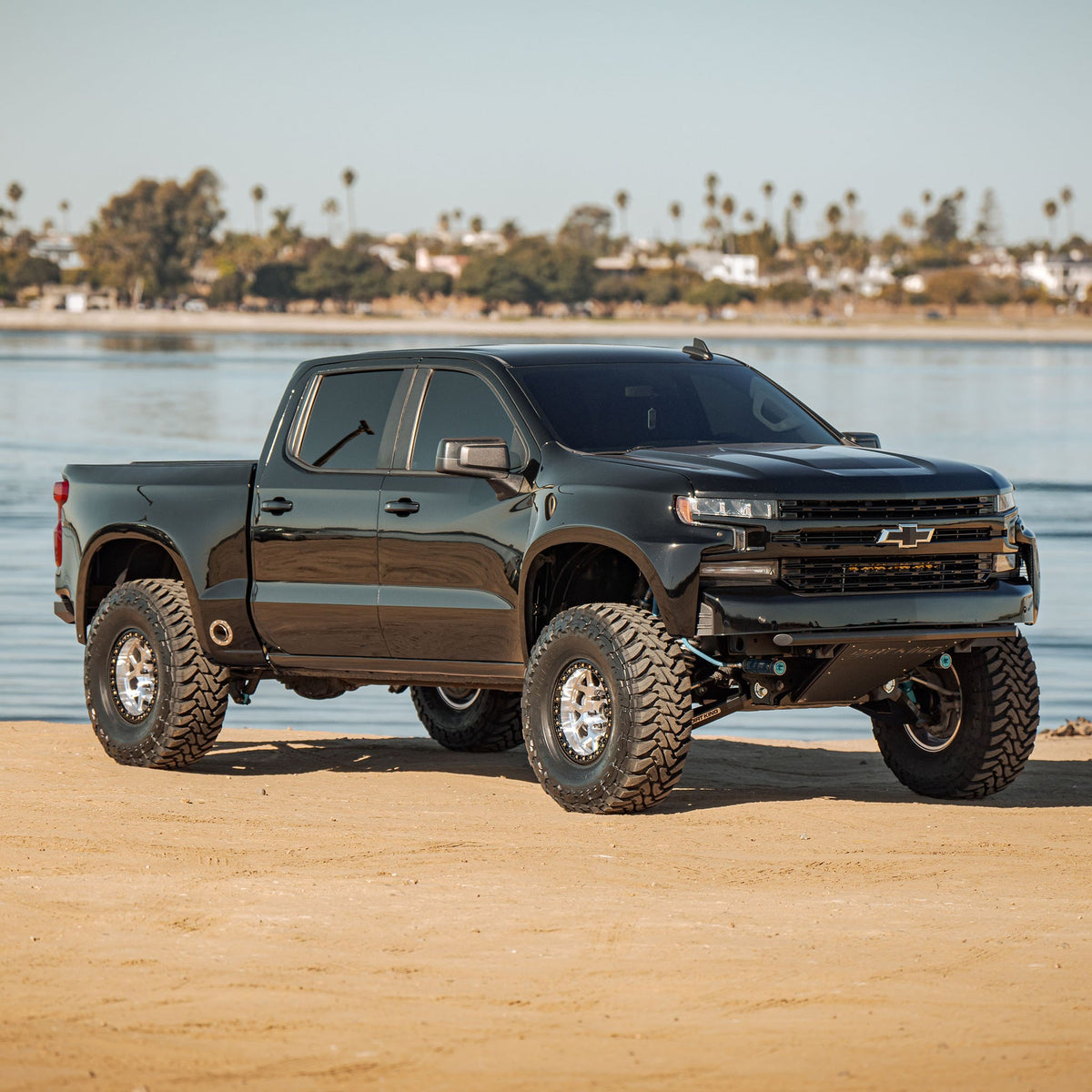 Dirt King Prerunner Front Bumper installed — exterior view