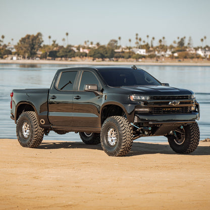 Dirt King Prerunner Front Bumper installed — exterior view