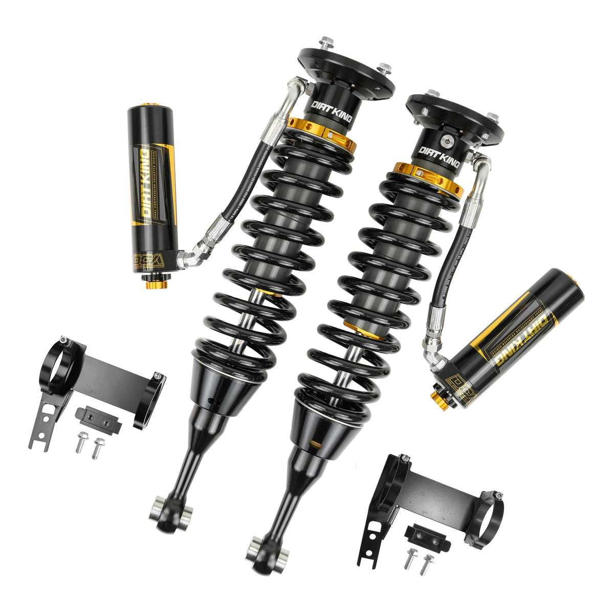 Dirt King 2.5 DCA remote-reservoir coilovers for 2025 Toyota 4Runner — main view