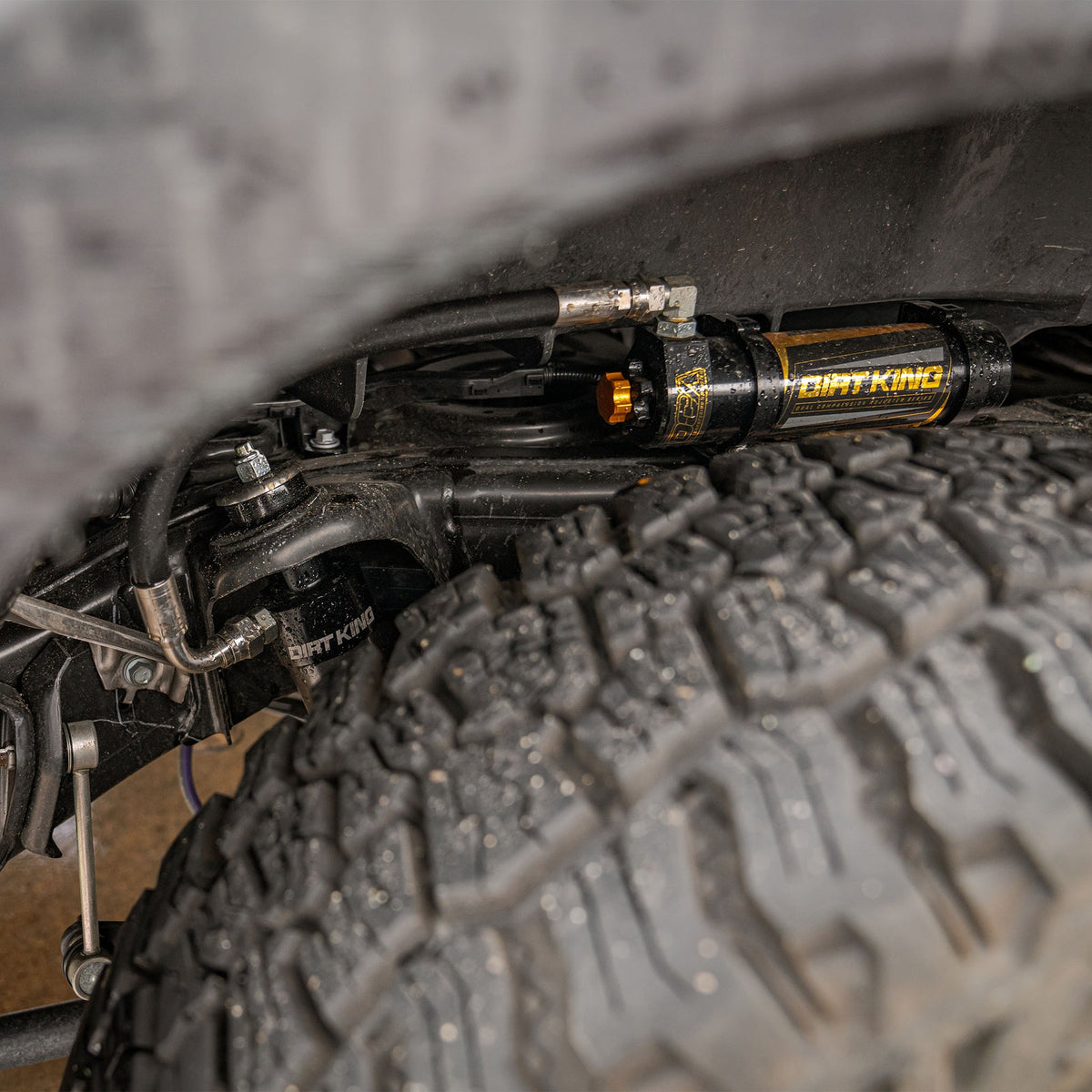 Dirt King 2.5 DCA rear shock installed on Toyota Tacoma