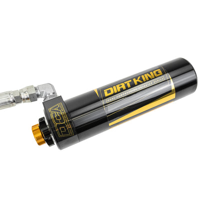 Dirt King Tacoma DCA rear shock remote reservoir detail