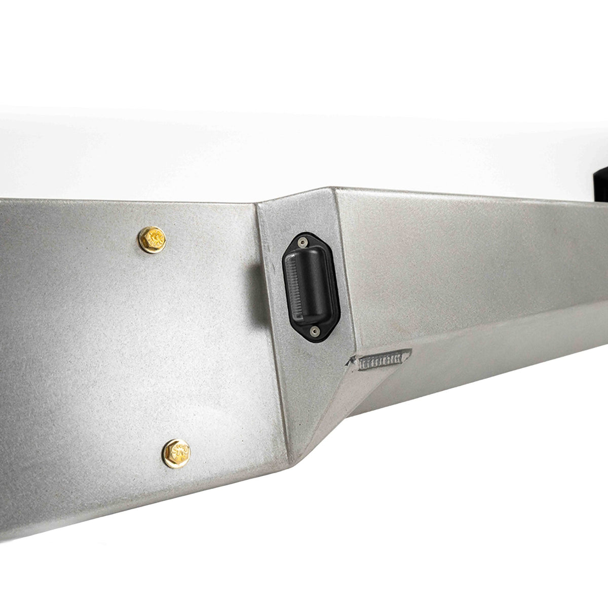 Dirt King DK-811826 Tacoma rear bumper license plate mount detail