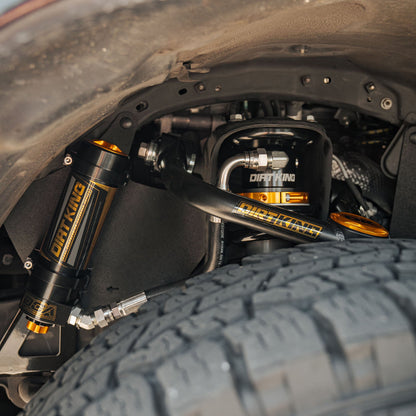 Dirt King 2.5 DCA coilover installed on Toyota Tacoma