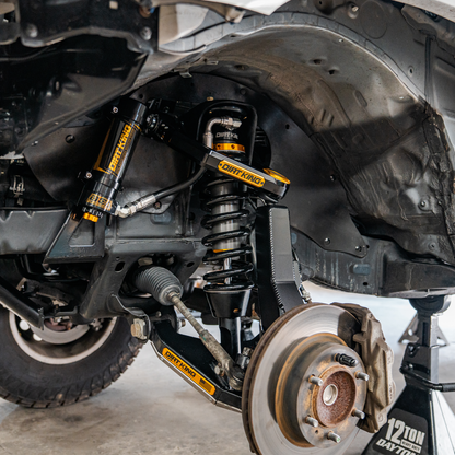 Dirt King 2.5 DCA coilover and upper control arm installed on Toyota Tacoma