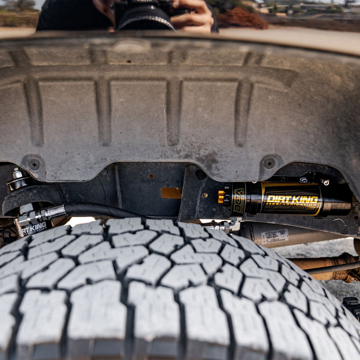 Dirt King 2.5 DCA remote reservoir rear shock installation