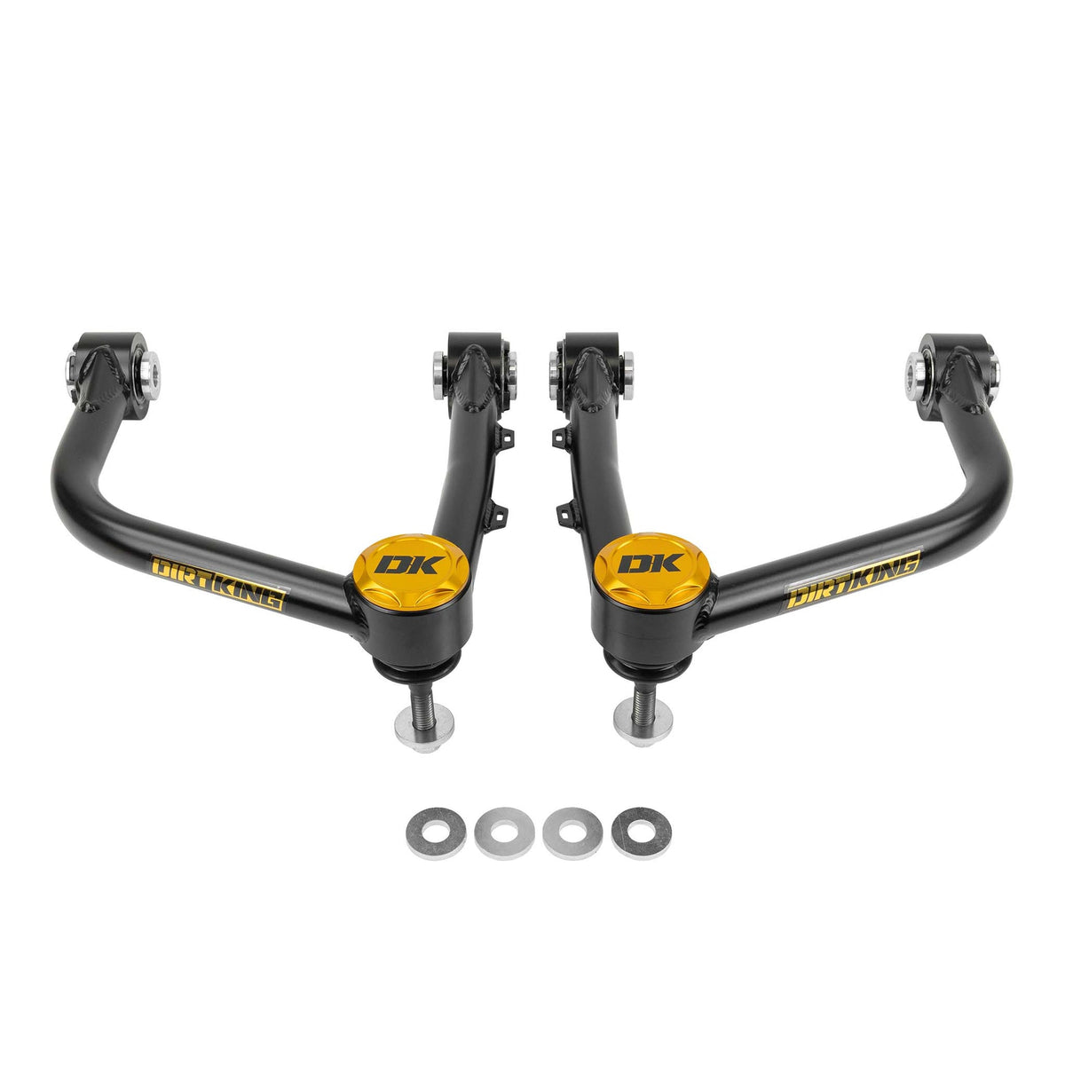 Dirt King 4130 upper control arms for Toyota Tundra — front angle