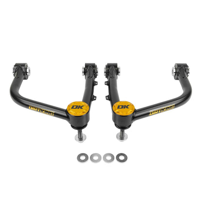 Dirt King 4130 upper control arms for Toyota Tundra — front angle