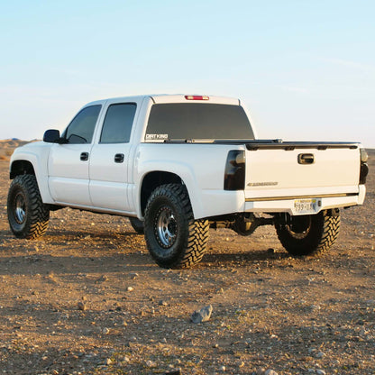 Dirt King plate rear bumper installed side view