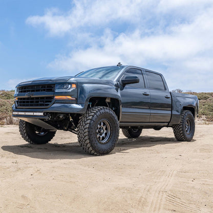 Dirt King Prerunner Front Bumper installed on Chevrolet Silverado