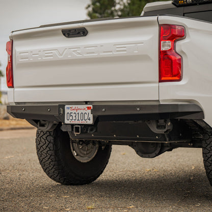 Dirt King Plate Rear Bumper for 2019–2026 Chevrolet Silverado 1500 and GMC Sierra 1500 – view 8