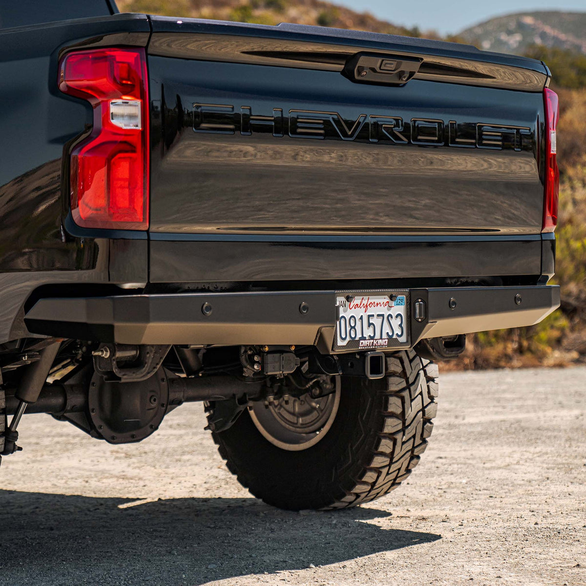 Dirt King Plate Rear Bumper for 2019–2026 Chevrolet Silverado 1500 and GMC Sierra 1500 – view 10